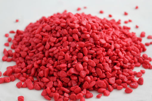 Picture of Decoration GRAVEL STONE RED