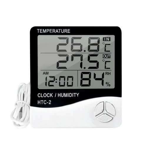 Picture of DIGITAL THERMOMETER & HYGROMETER HTC-2